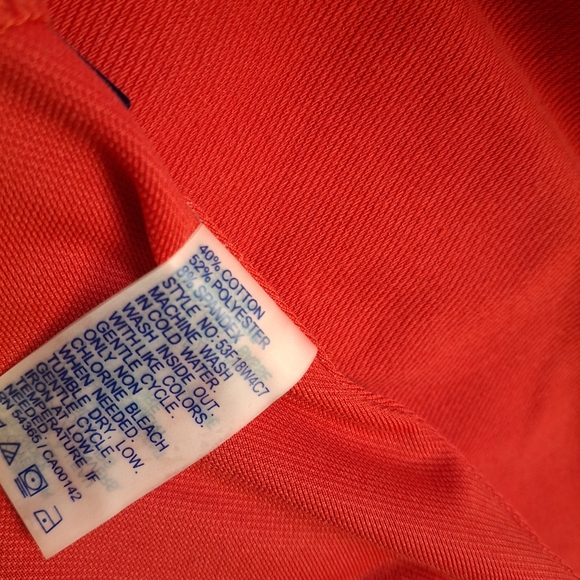 Peter Nygard Red Peplum Mermaid Zipup Pocket Sleeveless Vest Small - Picture 5 of 6